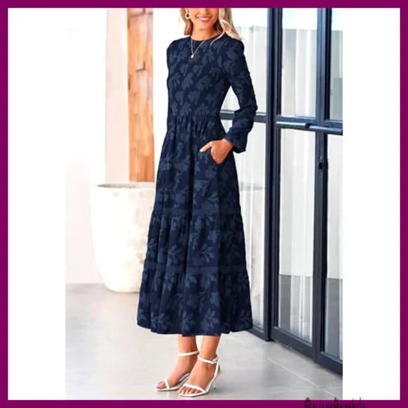 flowy midi wedding guest dress Elegant Midi Length ruffles sleeve Twisted Wedding Guest Dresses with